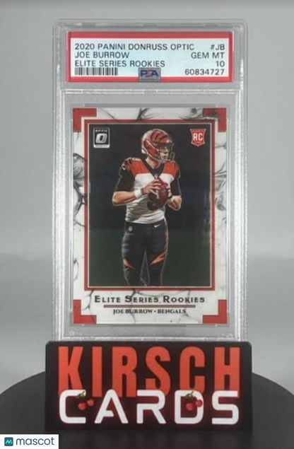 2020 Panini Donruss Optic Elite Series Rookies #ESR-JB Joe Burrow RC PSA 10