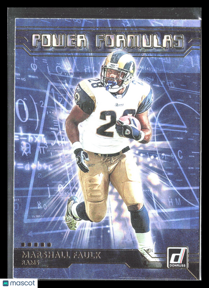 Marshall Faulk 2020 Donruss #PF-MF    Power Formulas St. Louis Rams