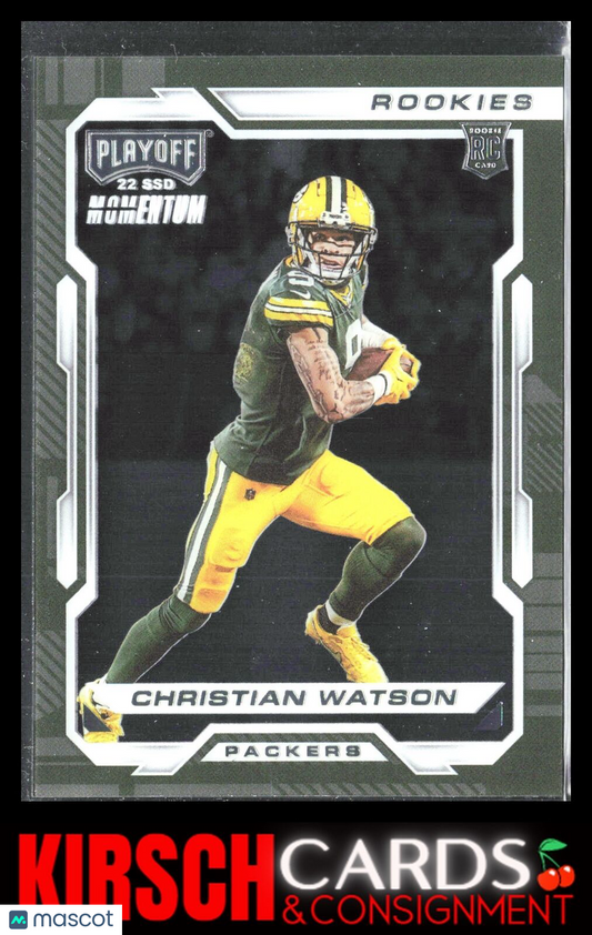 Christian Watson 2022 Panini Chronicles #PMR-17 Playoff Momentum Rookies