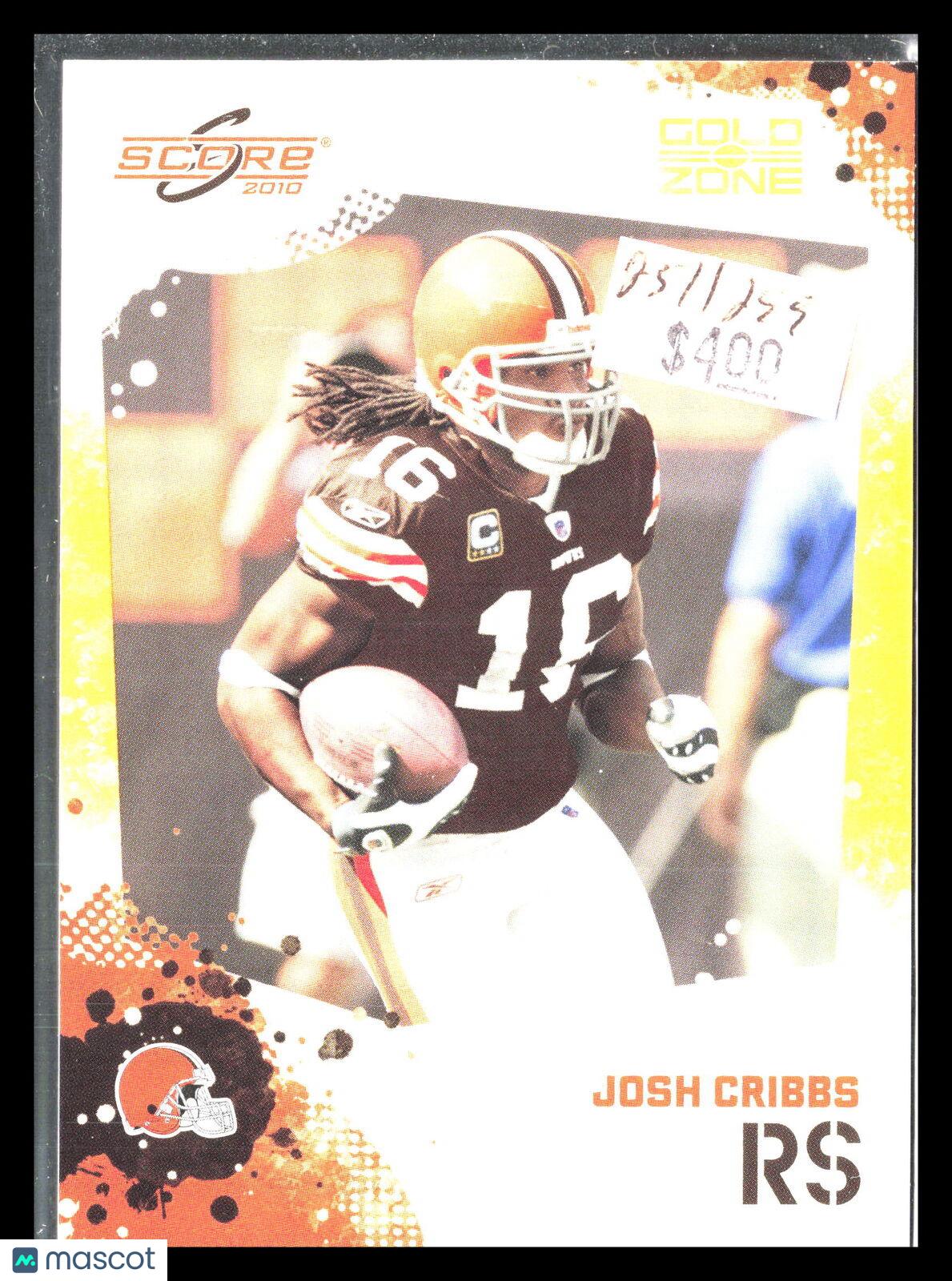 Josh Cribbs 2010 Score #70    Cleveland Browns