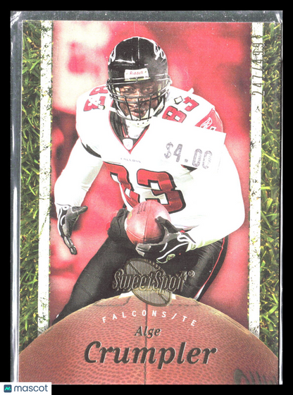 Alge Crumpler 2007 Upper Deck Sweet Spot #7    Atlanta Falcons