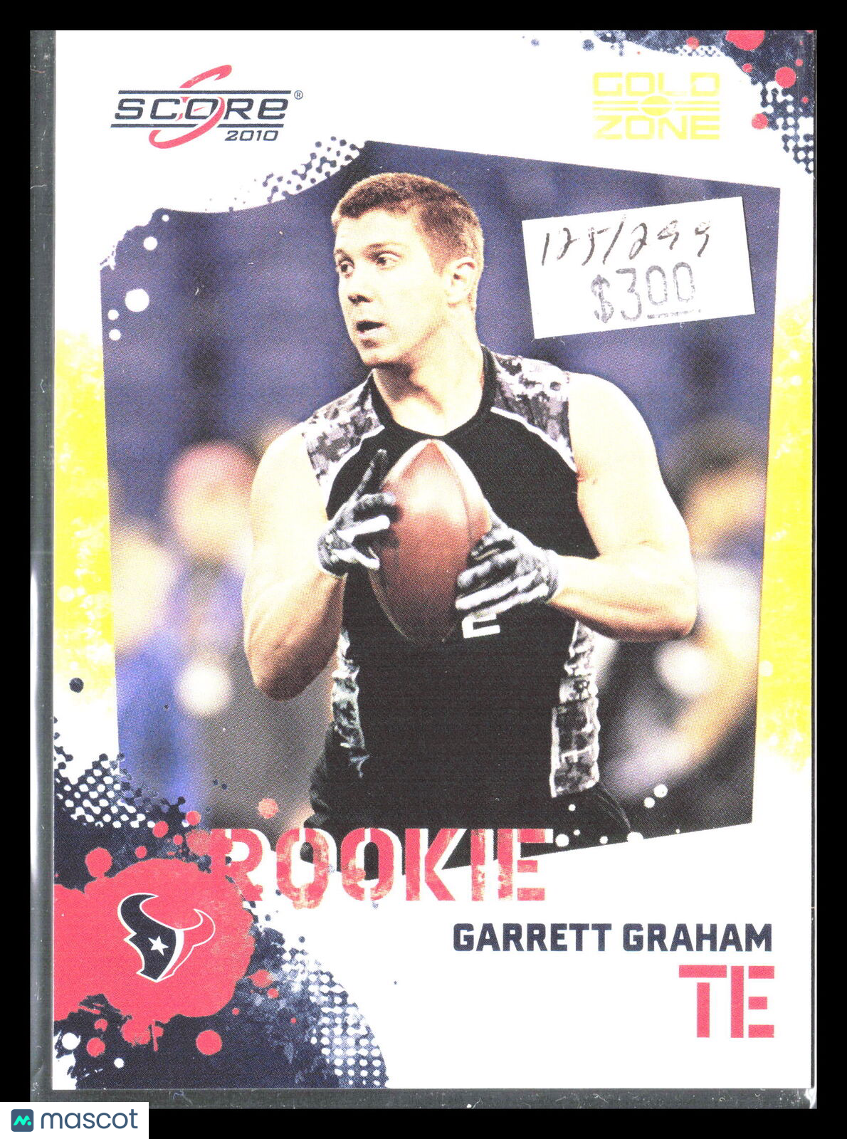 Garrett Graham 2010 Score #343    Houston Texans