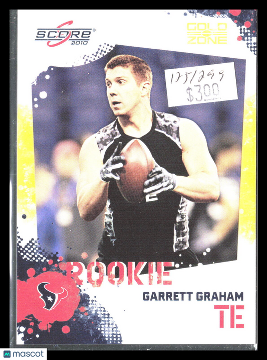 Garrett Graham 2010 Score #343    Houston Texans