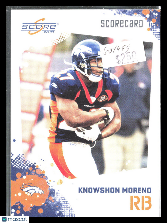 Knowshon Moreno 2010 Score #90    Denver Broncos