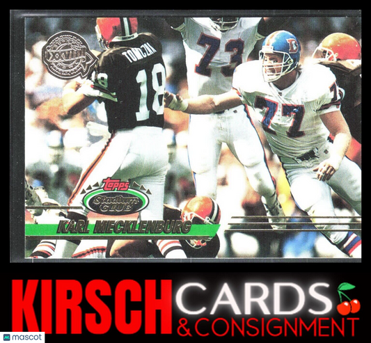 Karl Mecklenburg 1993 Stadium Club #42 Super Bowl XXVIII Super Teams Exchange