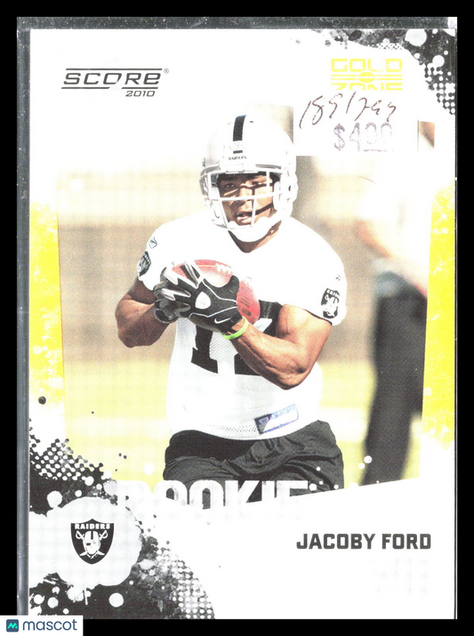 Jacoby Ford 2010 Score #346    Oakland Raiders