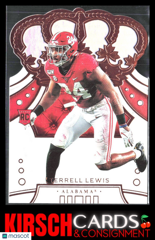 Terrell Lewis 2020 Panini Chronicles Draft Picks #19 Crown Royale Draft Picks