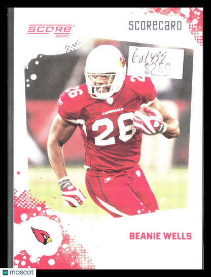 Beanie Wells 2010 Score #3    Arizona Cardinals