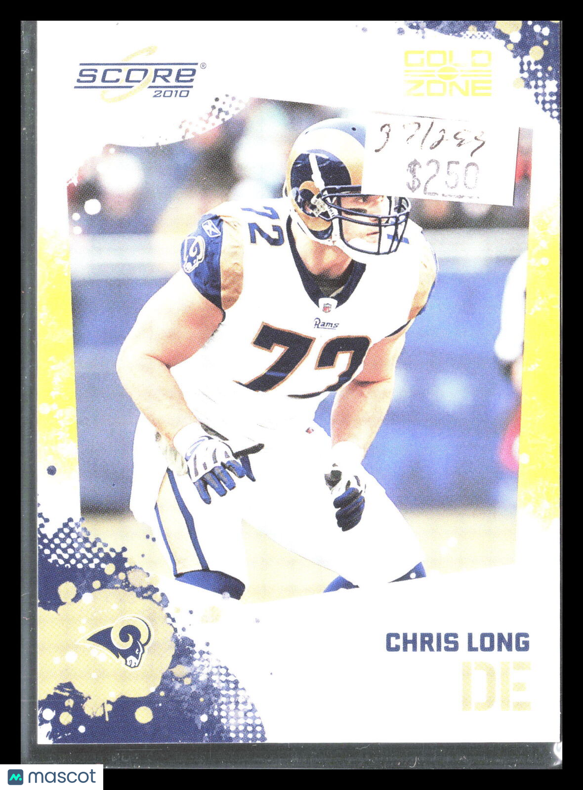 Chris Long 2010 Score #270    St. Louis Rams