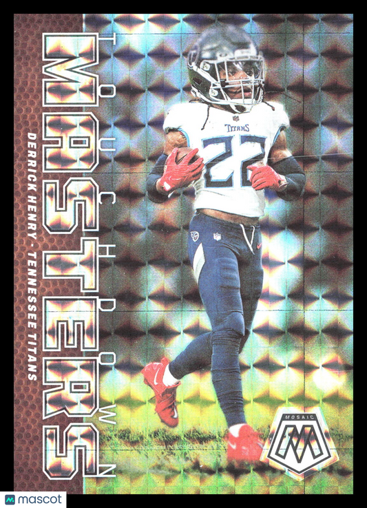 Derrick Henry 2023 Panini Mosaic #TM-DH Touchdown Masters Prizm Mosaic    ()