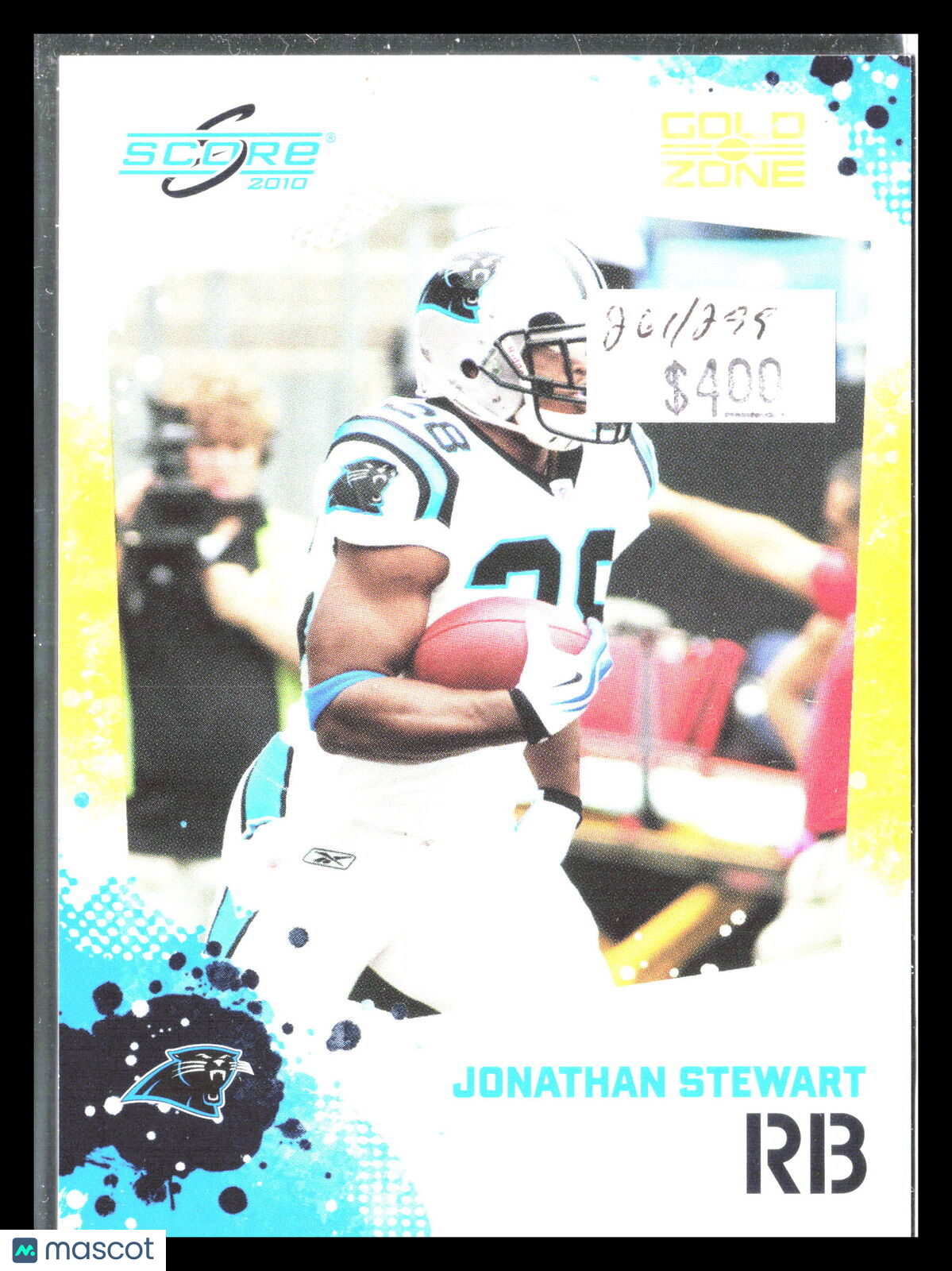 Jonathan Stewart 2010 Score #42    Carolina Panthers