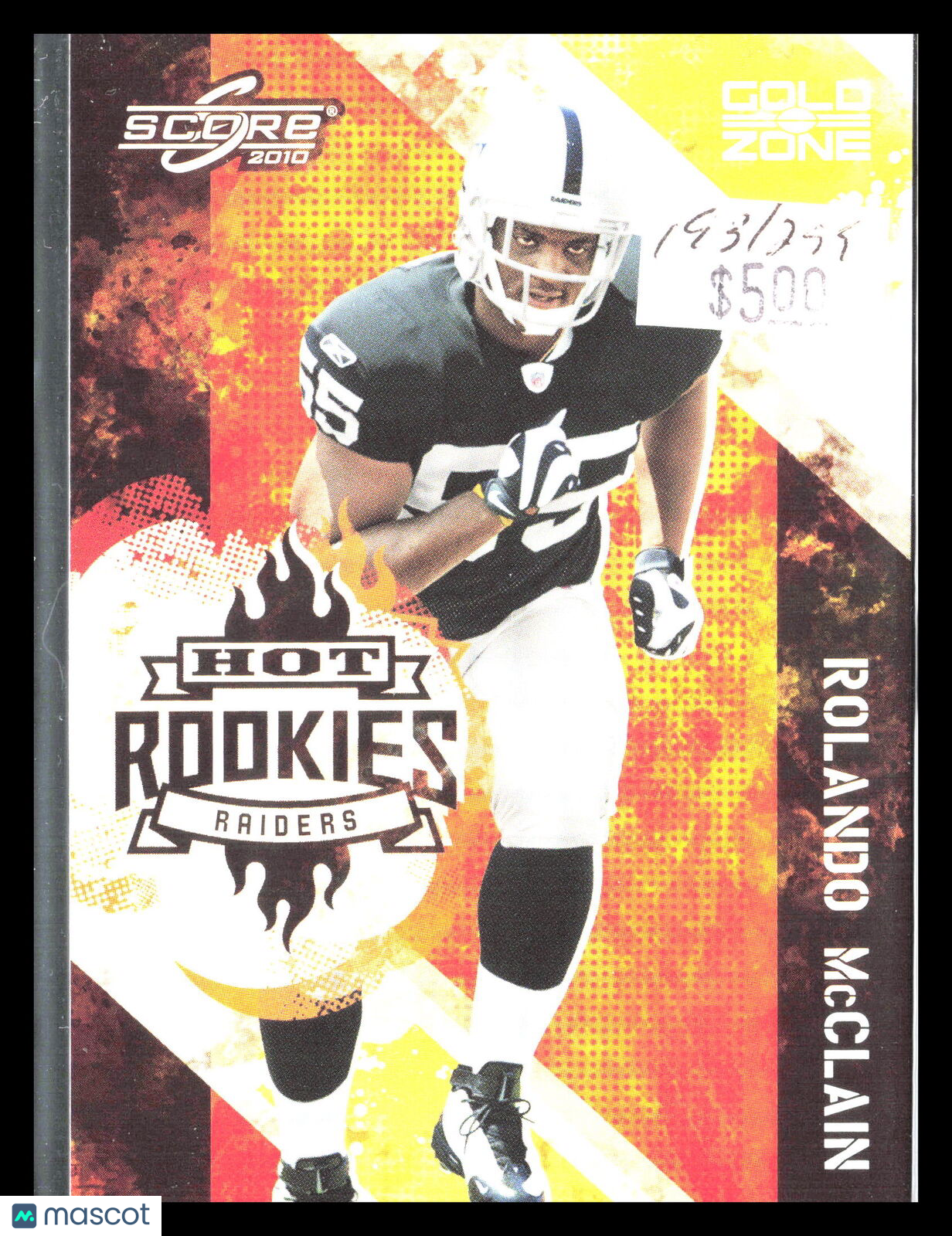 Rolando McClain 2010 Score #4    Oakland Raiders