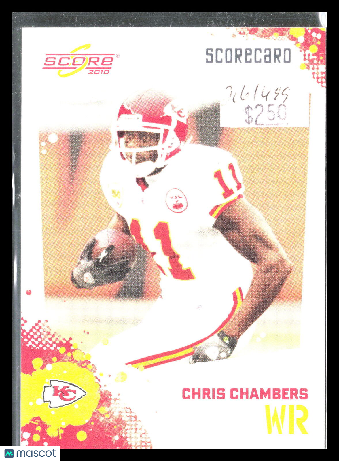 Chris Chambers 2010 Score #142    Kansas City Chiefs