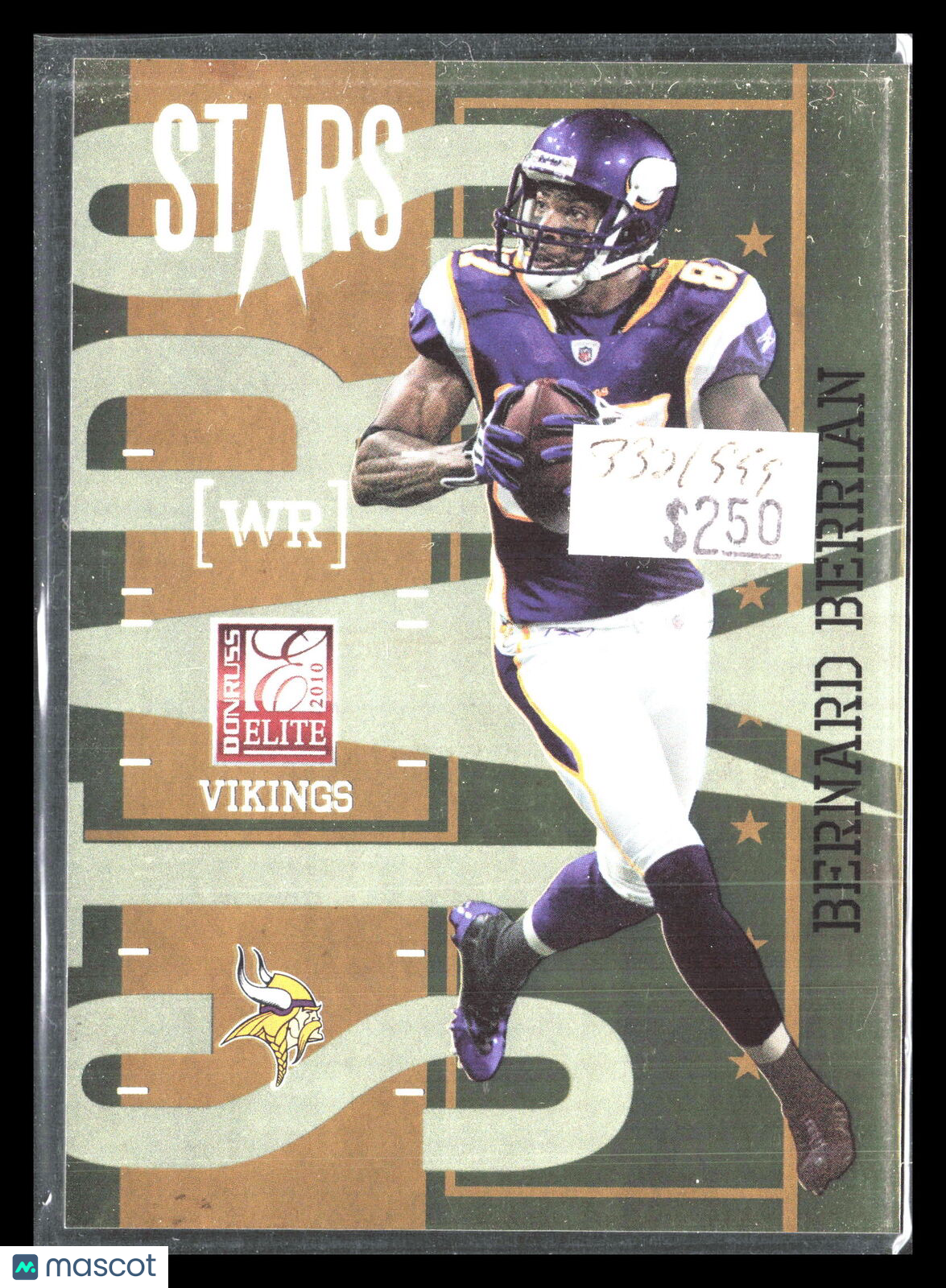 Bernard Berrian 2010 Donruss Elite #1    Minnesota Vikings