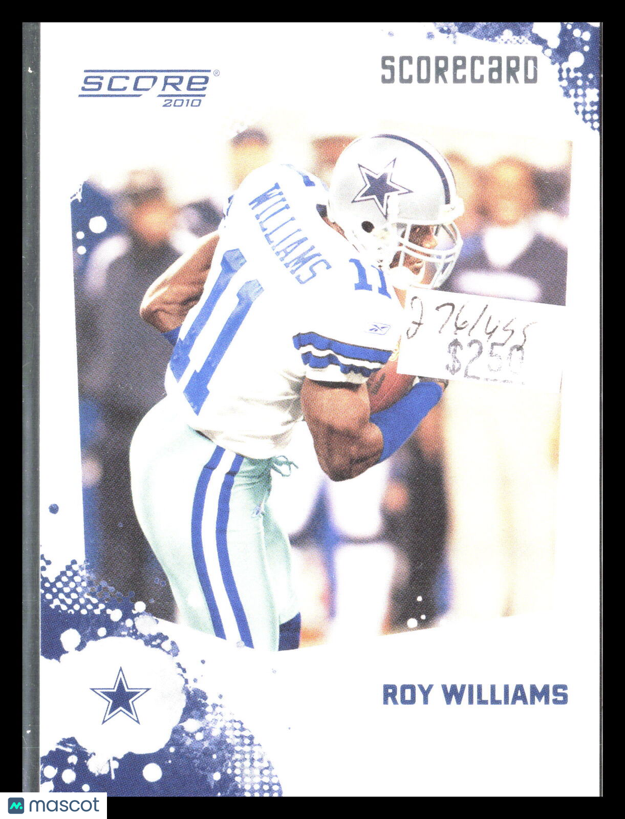 Roy Williams 2010 Score #82    Dallas Cowboys