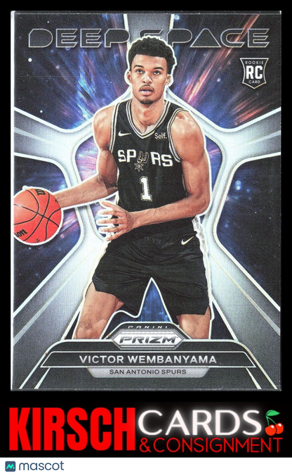 Victor Wembanyama 2023 2023-24 Panini Prizm #1 Deep Space Prizms Silver Spurs