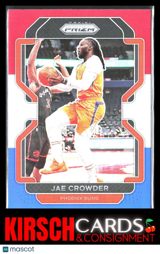 Jae Crowder 2021 2021-22 Panini Prizm #59 Red White and Blue Phoenix Suns