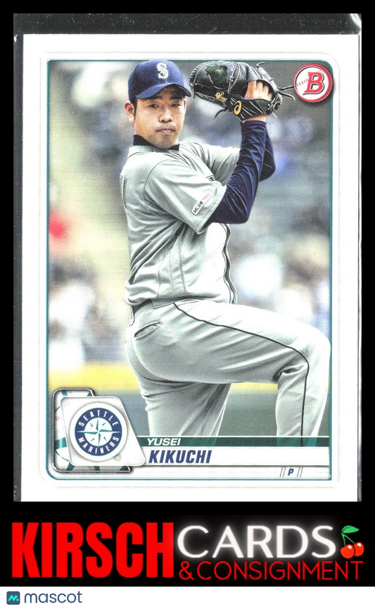 Yusei Kikuchi 2020 Bowman #80 Seattle Mariners