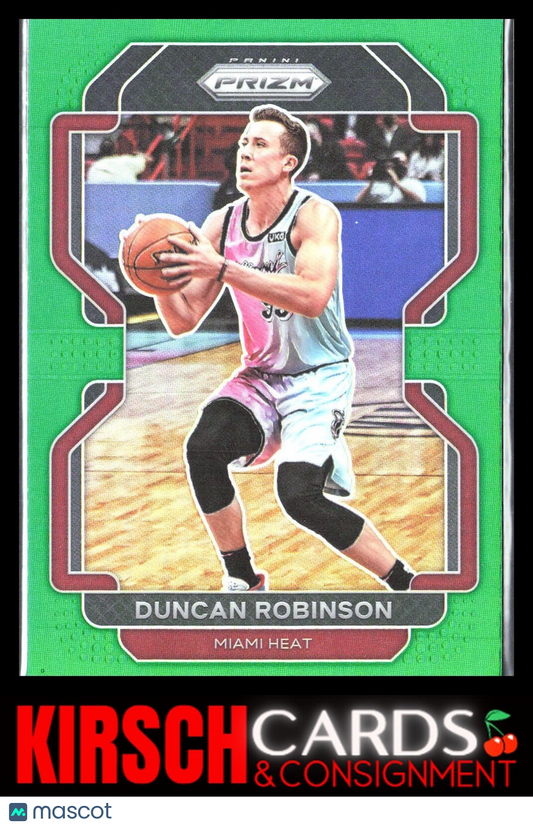 Duncan Robinson 2021 2021-22 Panini Prizm #81 Green Miami Heat