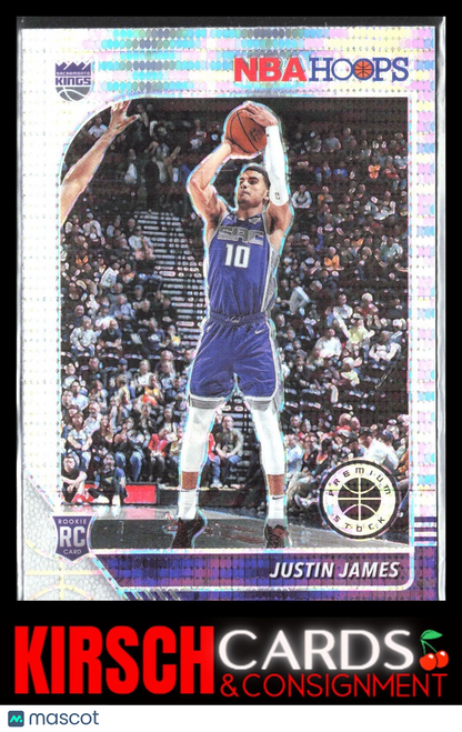 Justin James 2019 2019-20 Hoops Premium Stock #244 Prizms Pulsar