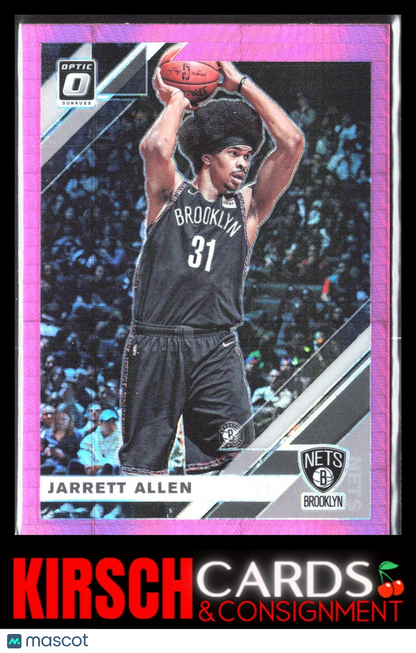 Jarrett Allen 2019 2019-20 Donruss Optic #142 Hyper Pink Brooklyn Nets