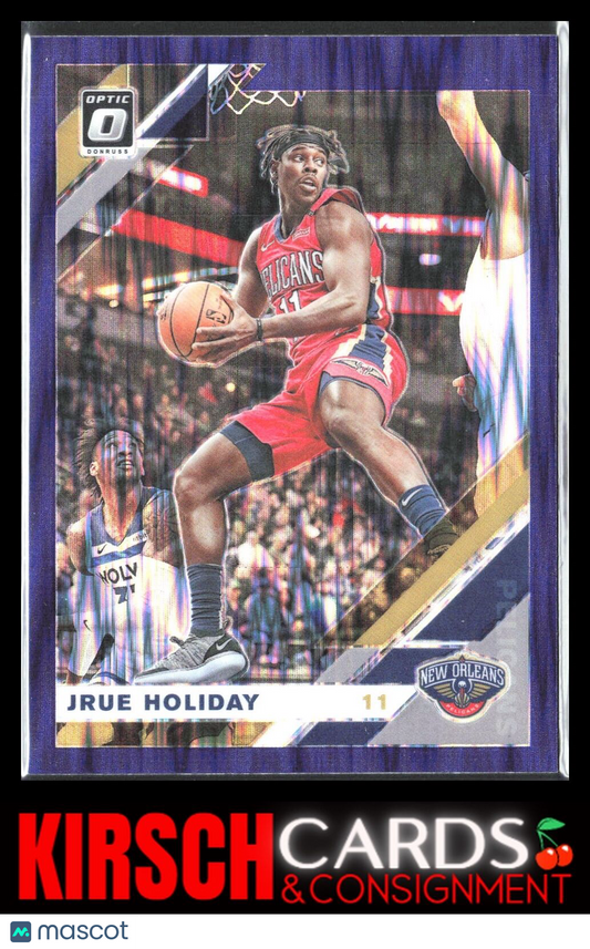 Jrue Holiday 2019 2019-20 Donruss Optic #13 Purple Shock New Orleans Pelicans