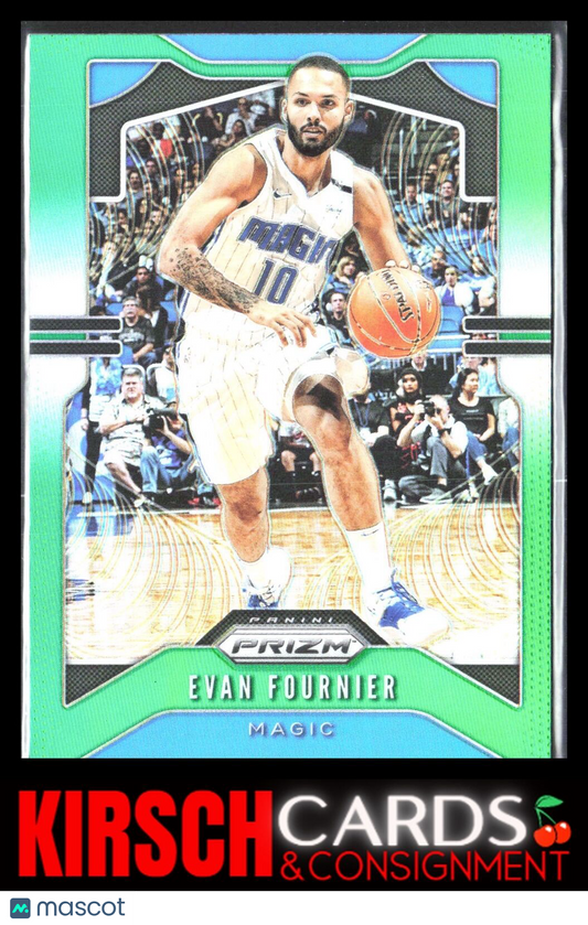 Evan Fournier 2019 2019-20 Panini Prizm #192 Prizms Green Orlando Magic