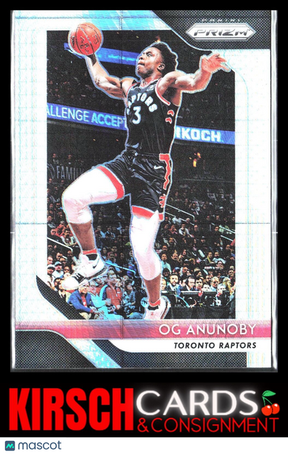 OG Anunoby 2018 2018-19 Panini Prizm #63 Prizms Hyper Toronto Raptors