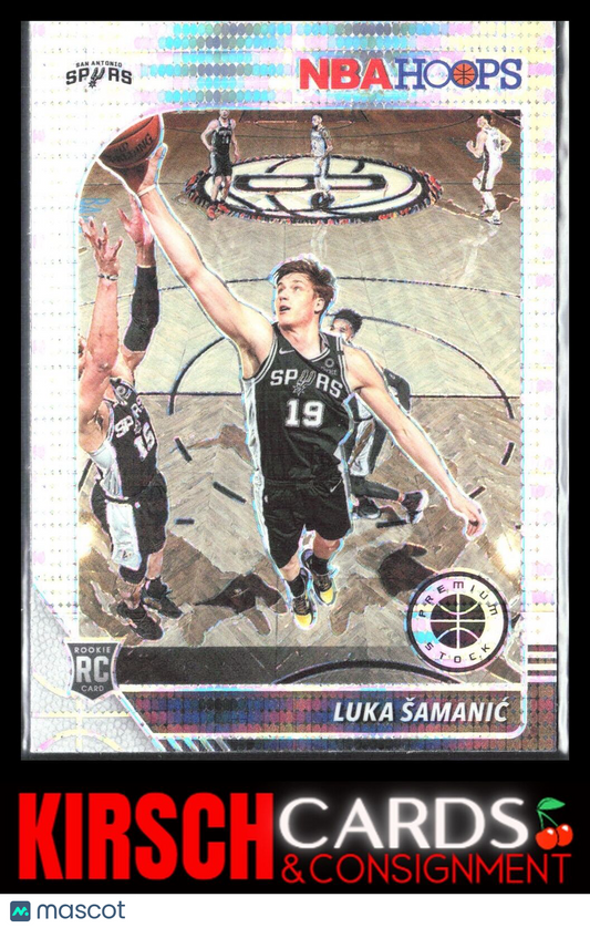 Luka Samanic 2019 2019-20 Hoops Premium Stock #216 Prizms Pulsar