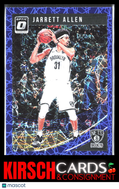 Jarrett Allen 2018 2018-19 Donruss Optic #146 Blue Velocity Brooklyn Nets