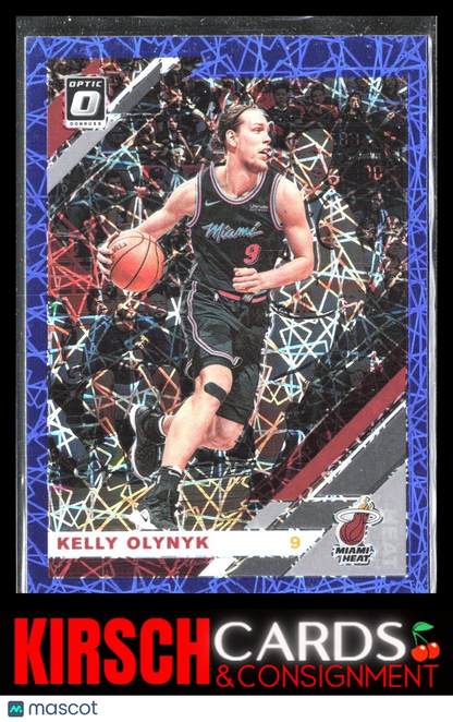 Kelly Olynyk 2019 2019-20 Donruss Optic #31 Blue Velocity Miami Heat