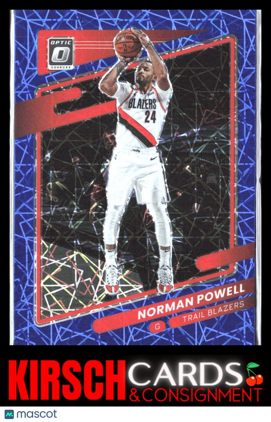 Norman Powell 2021 2021-22 Donruss Optic #121 Blue Velocity