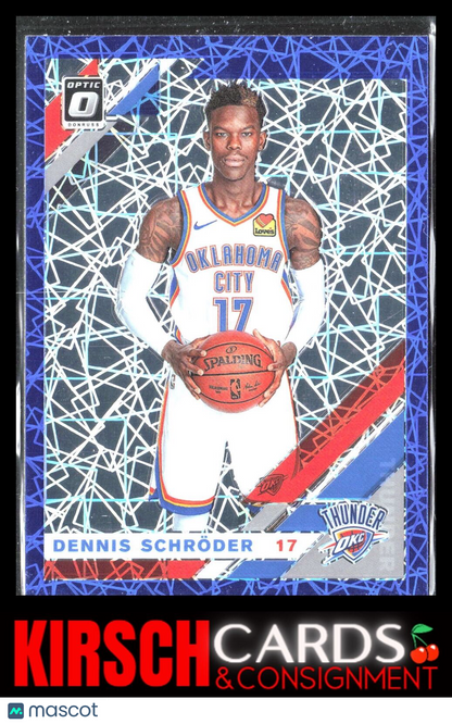 Dennis Schroder 2019 2019-20 Donruss Optic #133 Blue Velocity