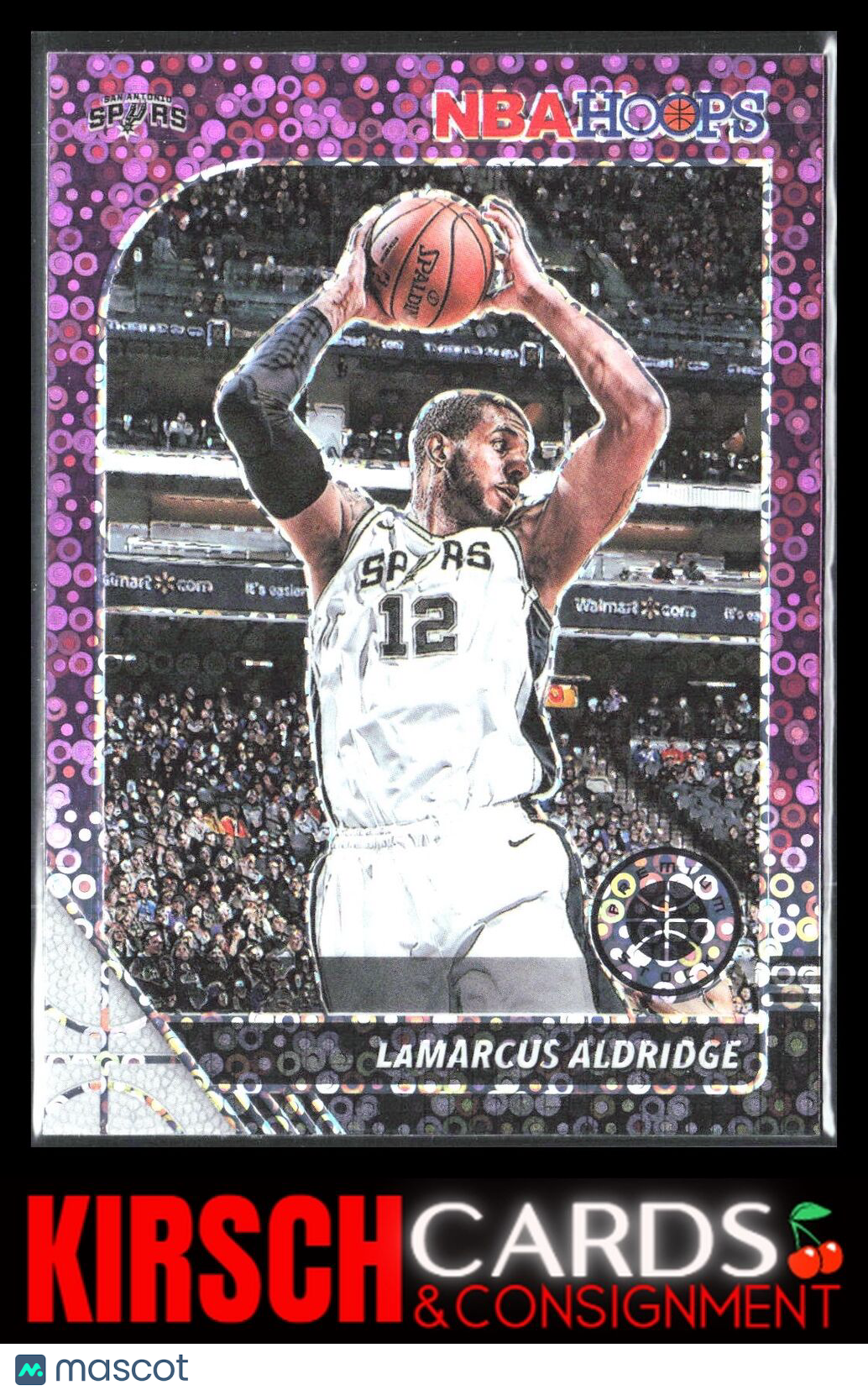 LaMarcus Aldridge 2019 2019-20 Hoops Premium Stock #171 Prizms Purple Disco