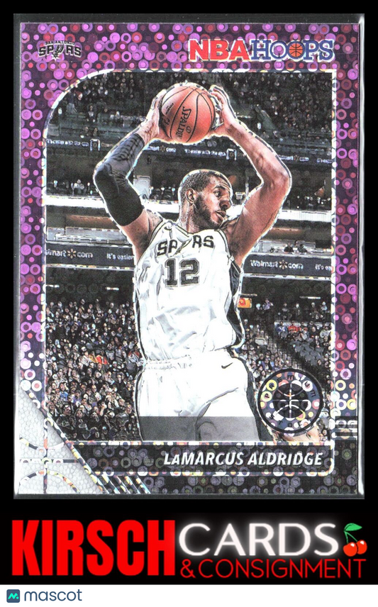 LaMarcus Aldridge 2019 2019-20 Hoops Premium Stock #171 Prizms Purple Disco