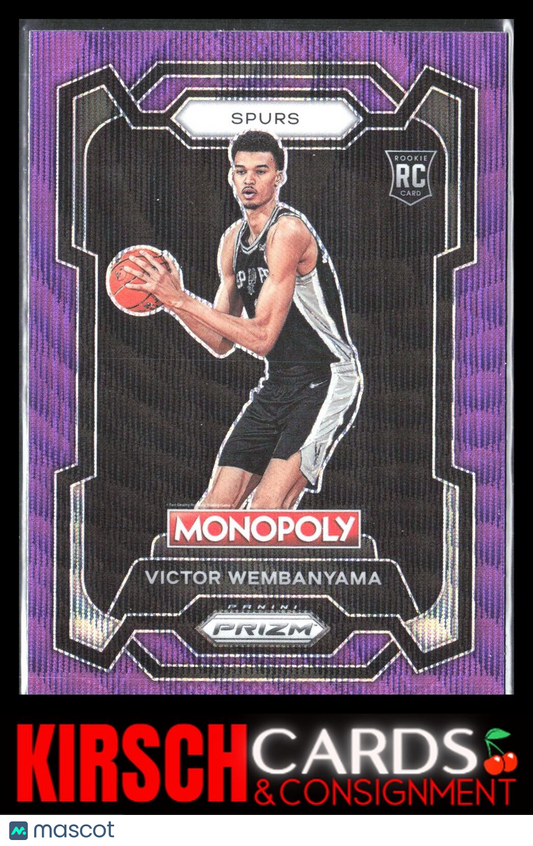 Victor Wembanyama 2023 2023-24 Panini Prizm Monopoly #81 Purple Spurs