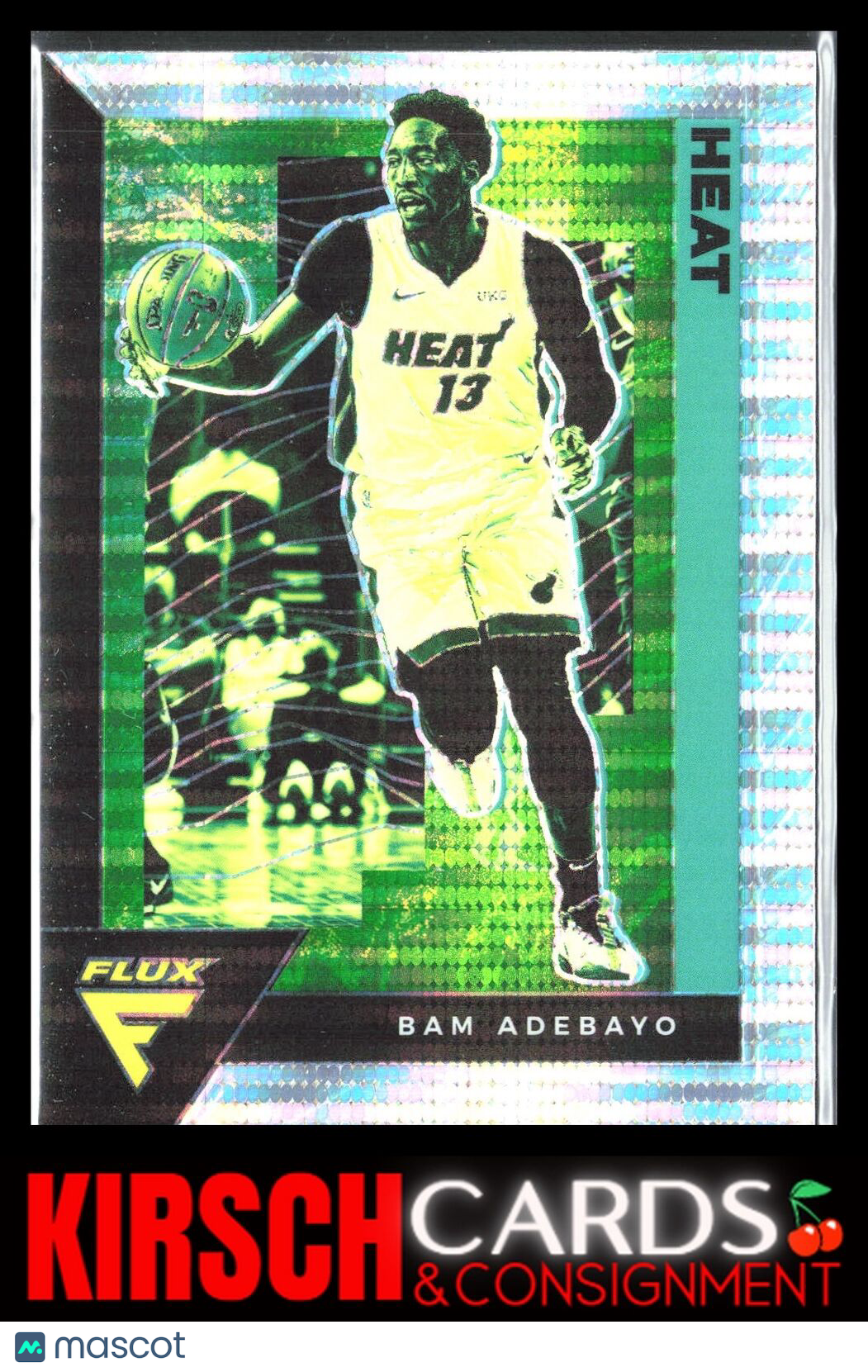 Bam Adebayo 2020 2020-21 Panini Flux #93 Pulsar Miami Heat