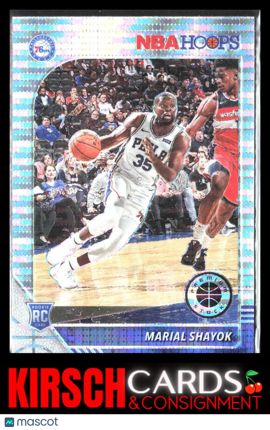 Marial Shayok 2019 2019-20 Hoops Premium Stock #252 Prizms Pulsar