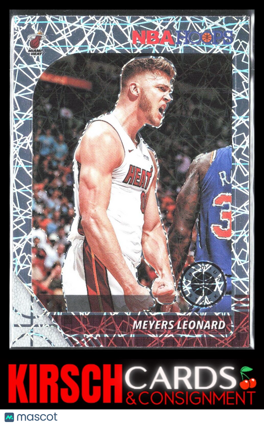 Meyers Leonard 2019 2019-20 Hoops Premium Stock #161 Prizms Silver Laser