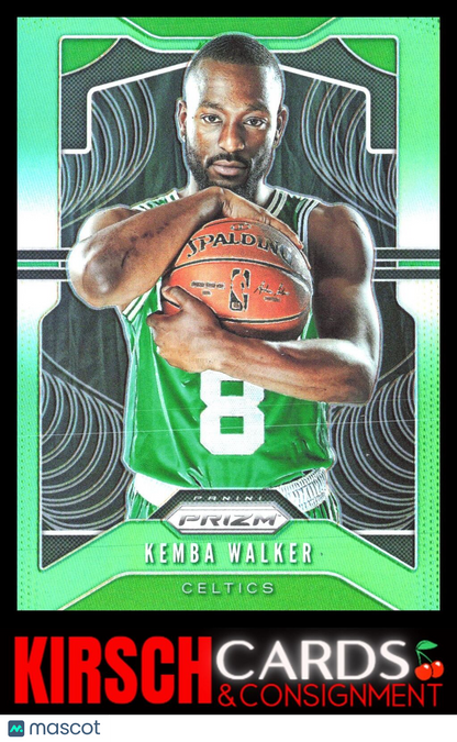 Kemba Walker 2019 2019-20 Panini Prizm #54 Prizms Green Boston Celtics