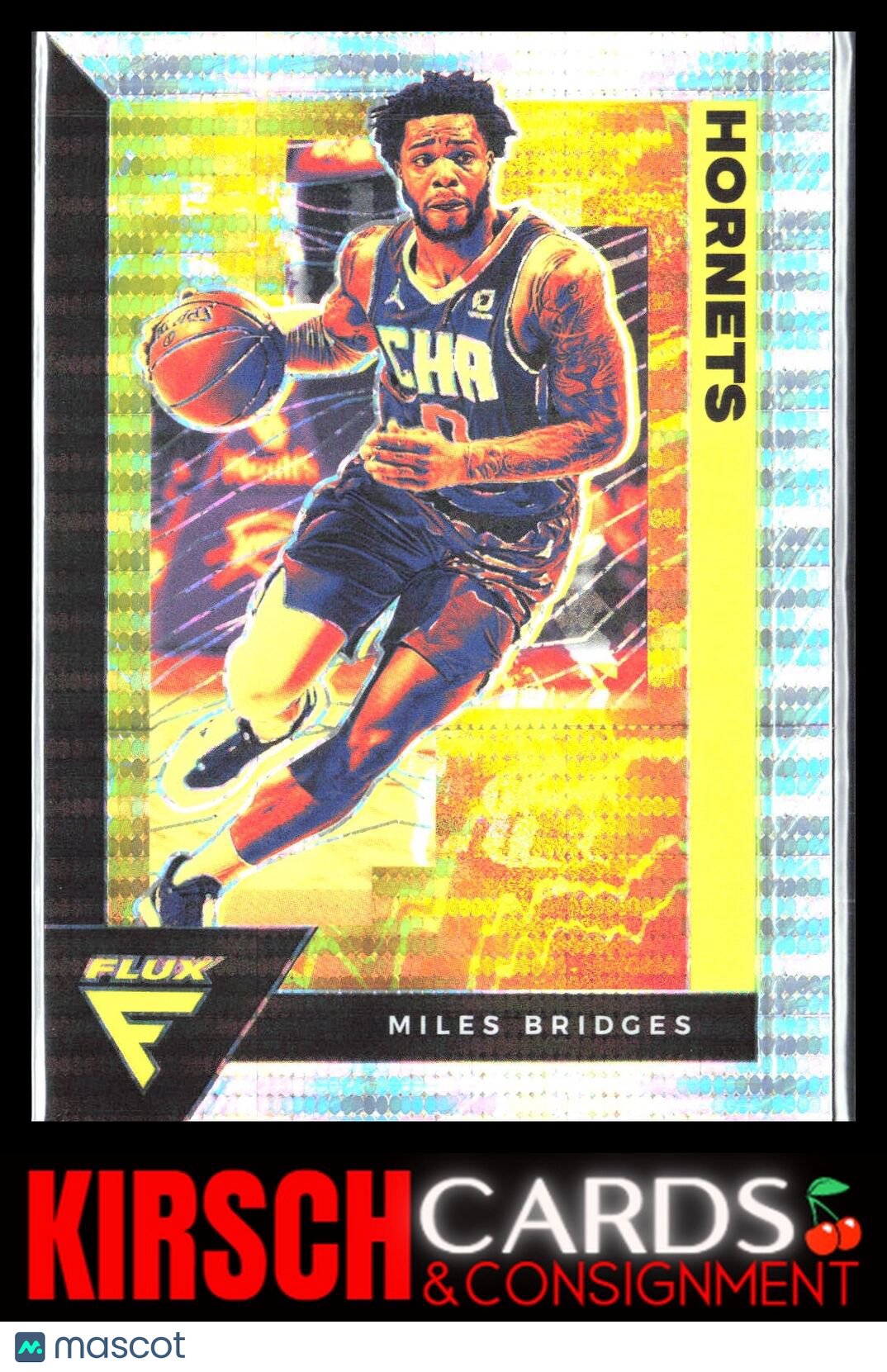 Miles Bridges 2020 2020-21 Panini Flux #23 Pulsar Charlotte Hornets