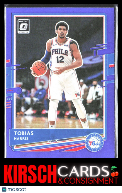 Tobias Harris 2020 2020-21 Donruss Optic #145 Purple Philadelphia 76ers