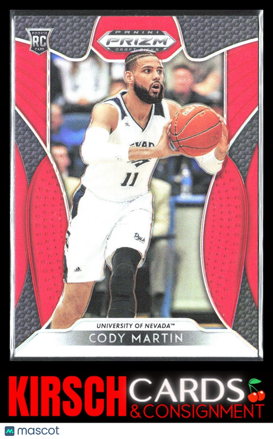 Cody Martin 2019 2019 Panini Prizm Draft Picks #36 Prizms Red Nevada Wolf Pack