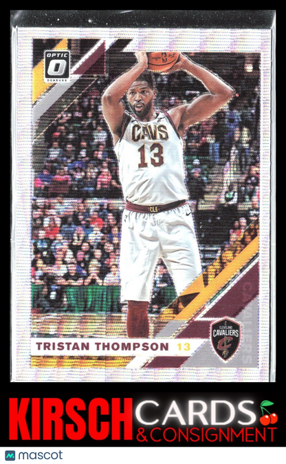 Tristan Thompson 2019-20 Donruss Optic #134 Fanatics Factory Set Silver Wave