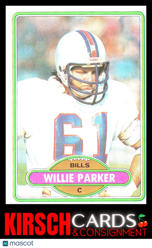 Willie Parker 1980 1980 Topps #368 Buffalo Bills