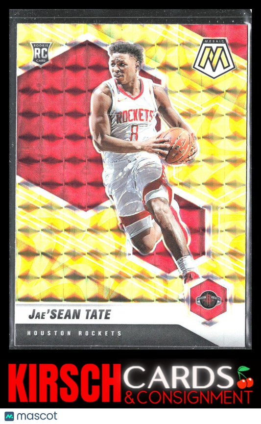 Jae'Sean Tate 2020 2020-21 Panini Mosaic #214 Mosaic Reactive Yellow