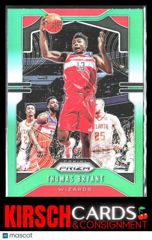 Thomas Bryant 2019 2019-20 Panini Prizm #195 Prizms Green Washington Wizards