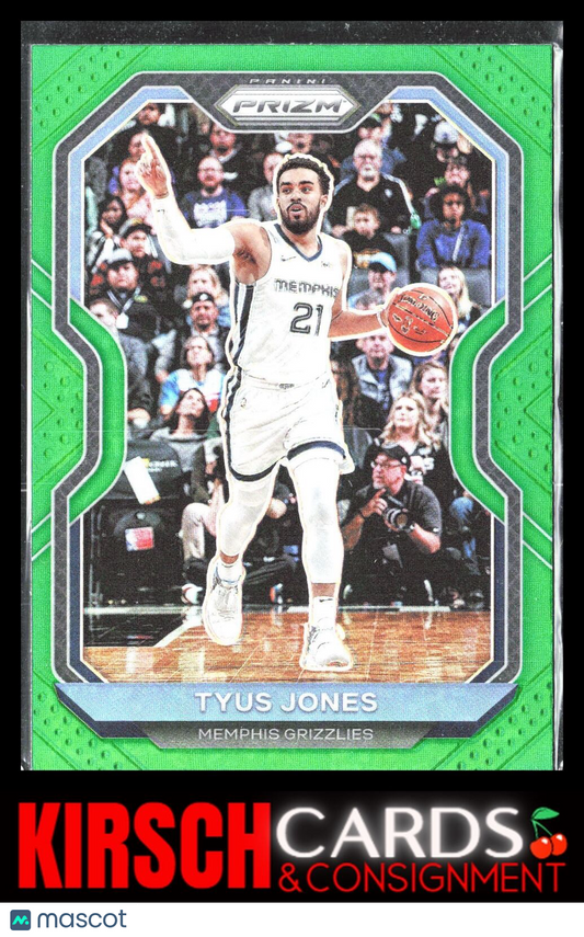 Tyus Jones 2020-21 Panini Prizm #21 Green Prizms Memphis Grizzlies