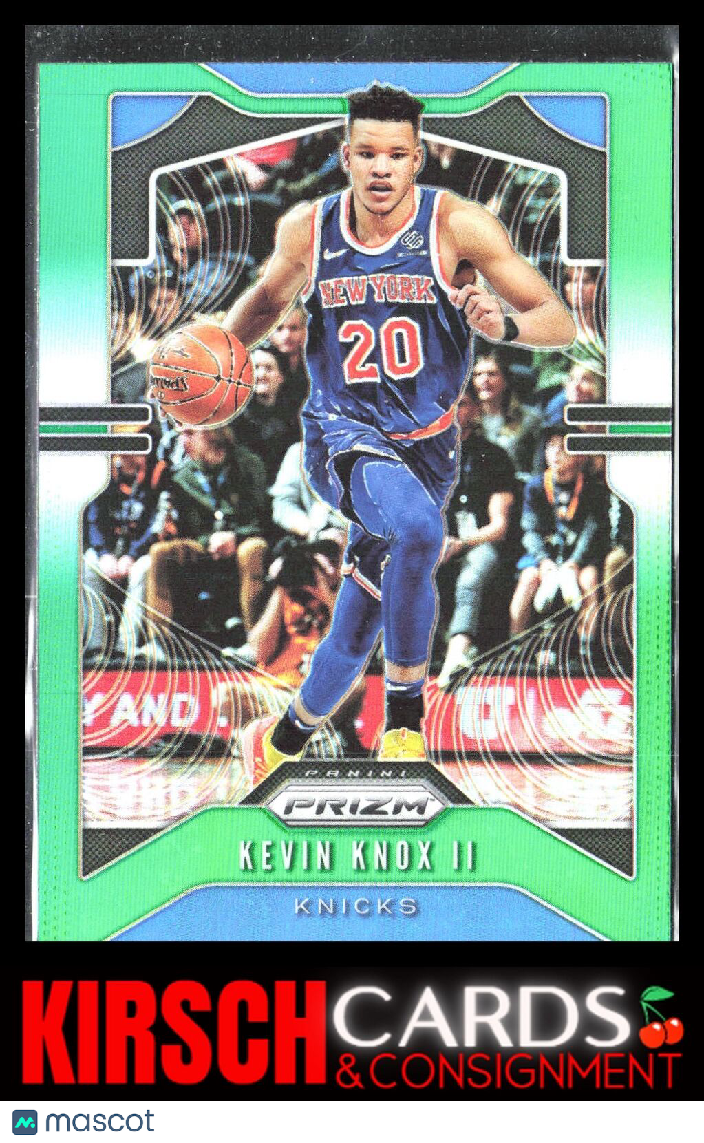 Kevin Knox II 2019-20 Panini Prizm #175 Prizms Green New York Knicks