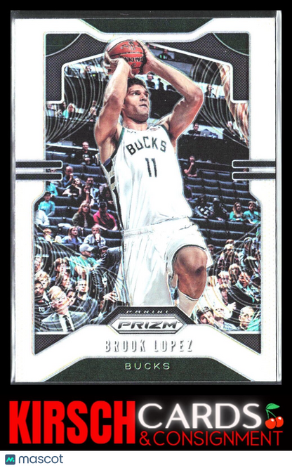 Brook Lopez 2019 2019-20 Panini Prizm #234 Prizms Silver Milwaukee Bucks